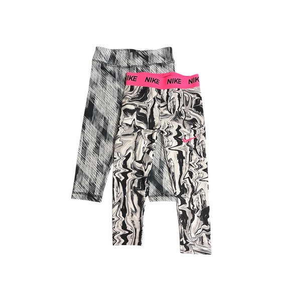 Lot (2) Girls Active Leggings 3T - Picture 1 of 6